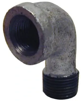 G-s9003 3/8-inch Galvanized Street Elbow, 90 Degree