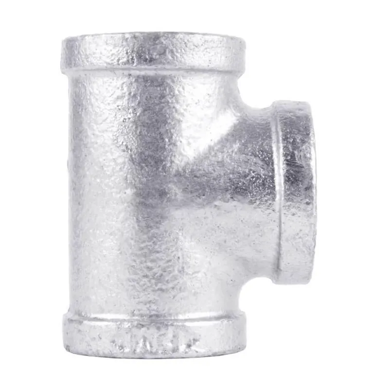 Stz Industries 1/2 In. Fip Each X 1/2 In. D Fip 1/2 In. D Fip Galvanized Malleable Iron Tee