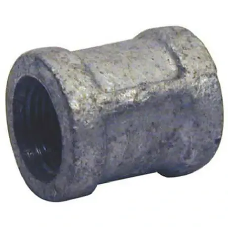 Stz Industries 1/2 In. Fip Each X 1/2 In. D Fip Galvanized Malleable Iron Coupling