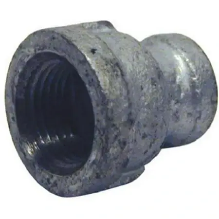G-rcp1007 Galvanized Reducing Coupling - 1 X 0.75 Inch Pipe Fitting