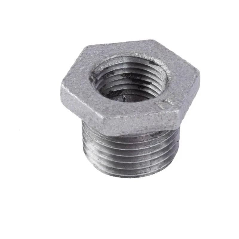 B-bus0503 0.5 X 0.38 In. Black Hex Bushing