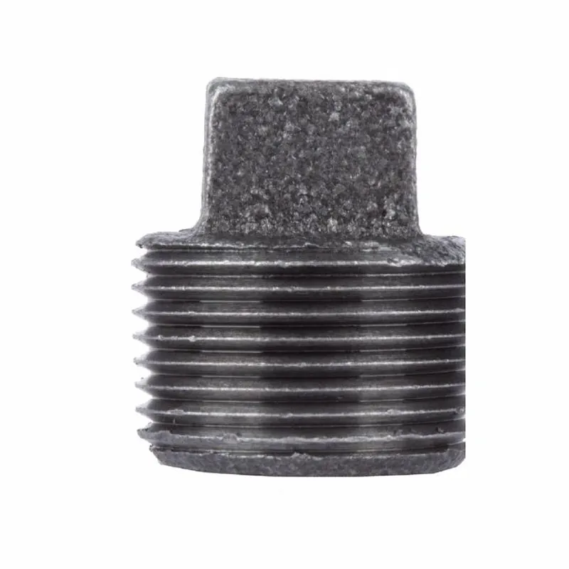 Stz Industries 3/8 In. Mip Each Black Malleable Iron Plug