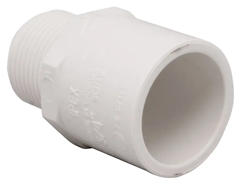 Male Pvc Adapter Mipxslp 1 Inch X 3/4 Inch - Durable Plumbing Solution