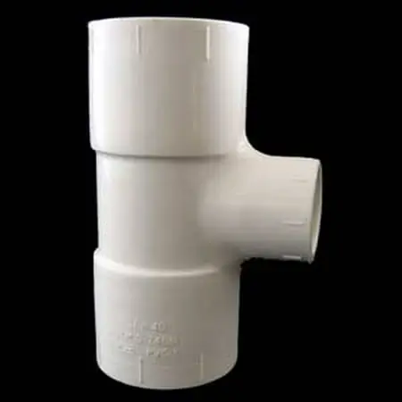 Tee Pp 1x1x3/4in Pvc Pipe Fitting