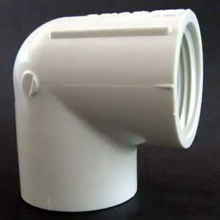 035538 90 Degree Pipe Elbow, 1/2 Inch, Female Threaded Pvc, Schedule 40
