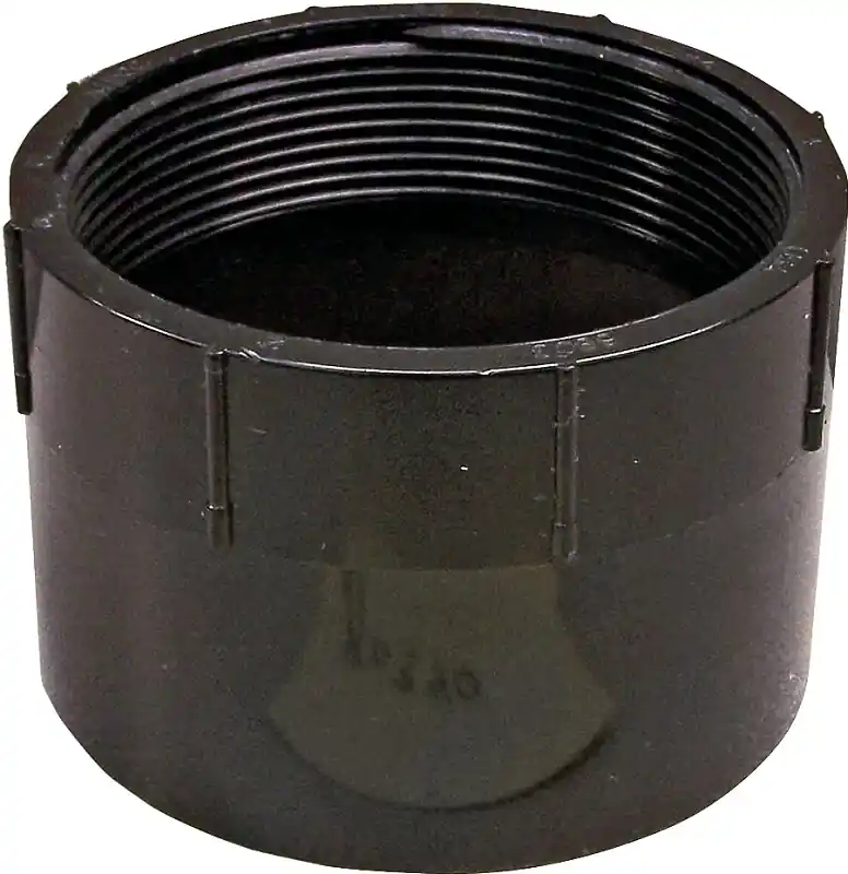1-1/2 Inch Abs Female Adapter, Schedule 40, Fnpt X Hub Connection