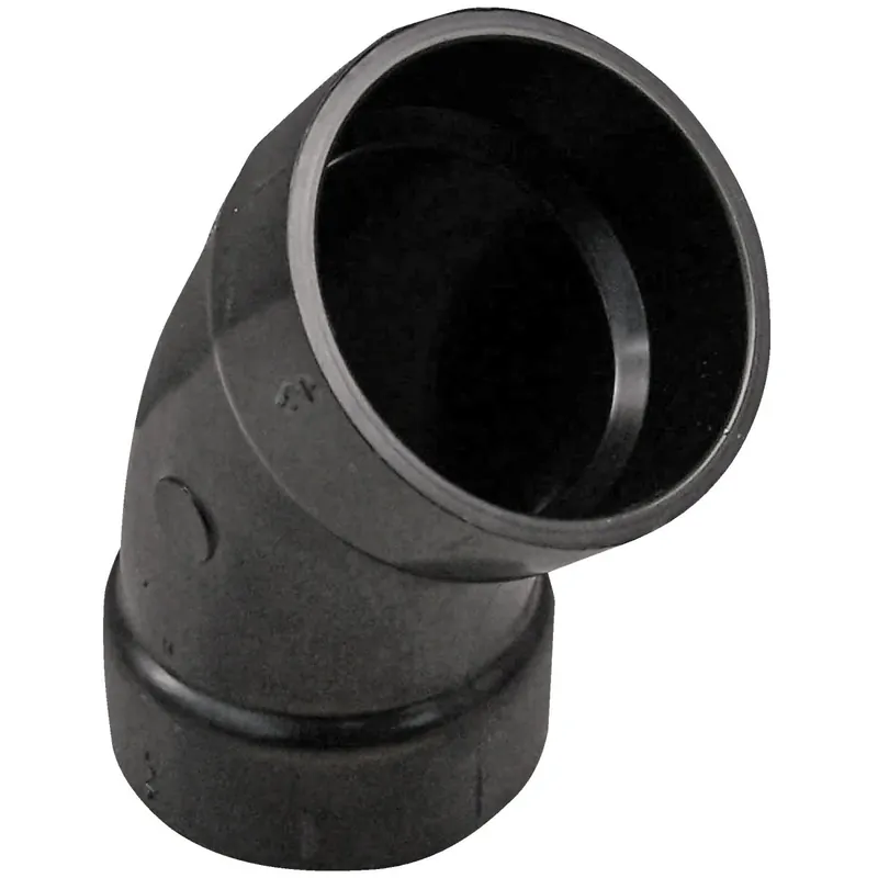 Abs/dwv 45-degree Pipe Ell, 2 In.