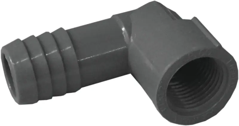 3/4 In. Insert In. X 1/2 In. D Fpt Polypropylene 90 Degree Reducing Elbow 1 Pk