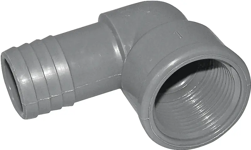 3/4 In. Insert X 3/4 In. D Fpt Polypropylene 90 Degree Elbow 1 Pk
