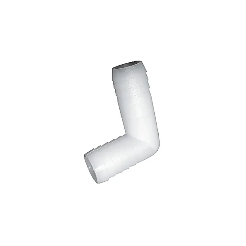 Nylon 1/4 In. D X 1/4 In. D Hose Barb Elbow 1 Pk