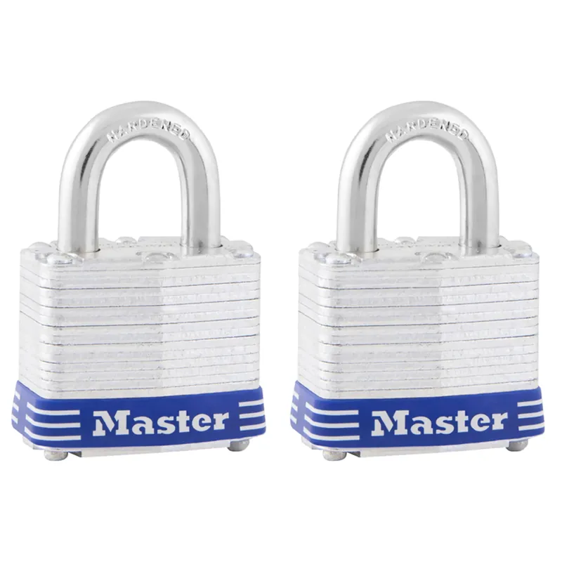 Master Lock 1-5/16 In. H X 1-9/16 In. W Laminated Steel Double Locking Exterior Padlock