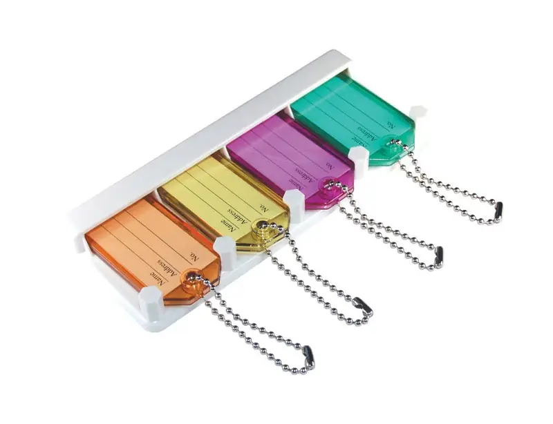 Metal/plastic Assorted Labeling/id Key Holder
