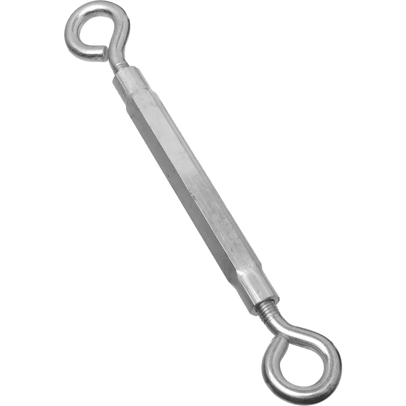 Turnbuckle, Eye & Eye, Zinc, 1/2 X 17 In.