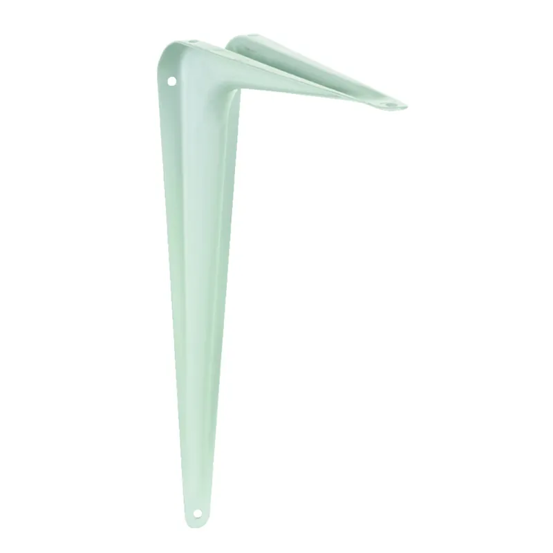 White Steel Shelf Support 18 Gauge 8 Inch Length 100 Pound Capacity