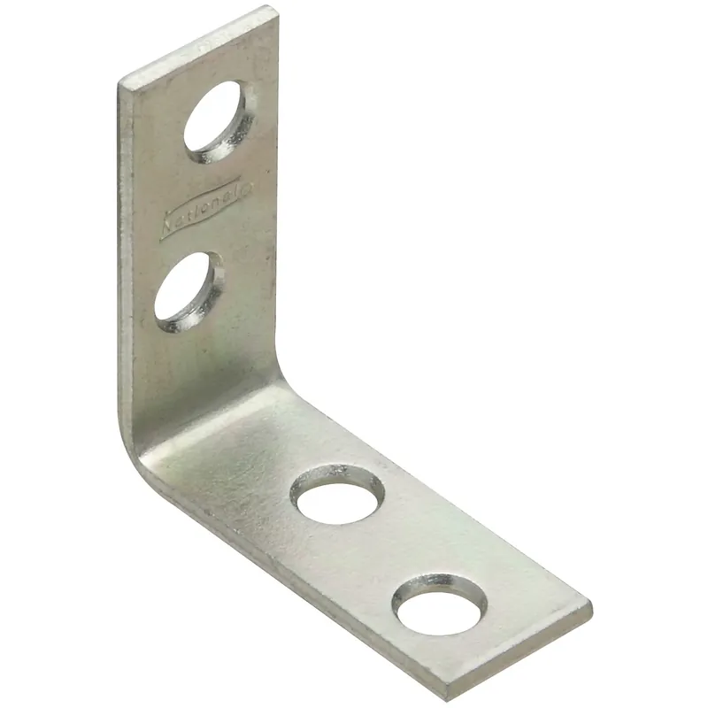 1.5 In. H X 0.625 In. W X 0.08 In. D Zinc-plated Steel Inside Corner Brace
