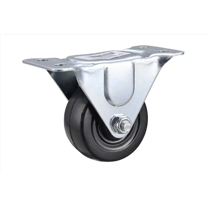 2-1/2 In. D Soft Rubber Caster 100 Lb 1 Pk