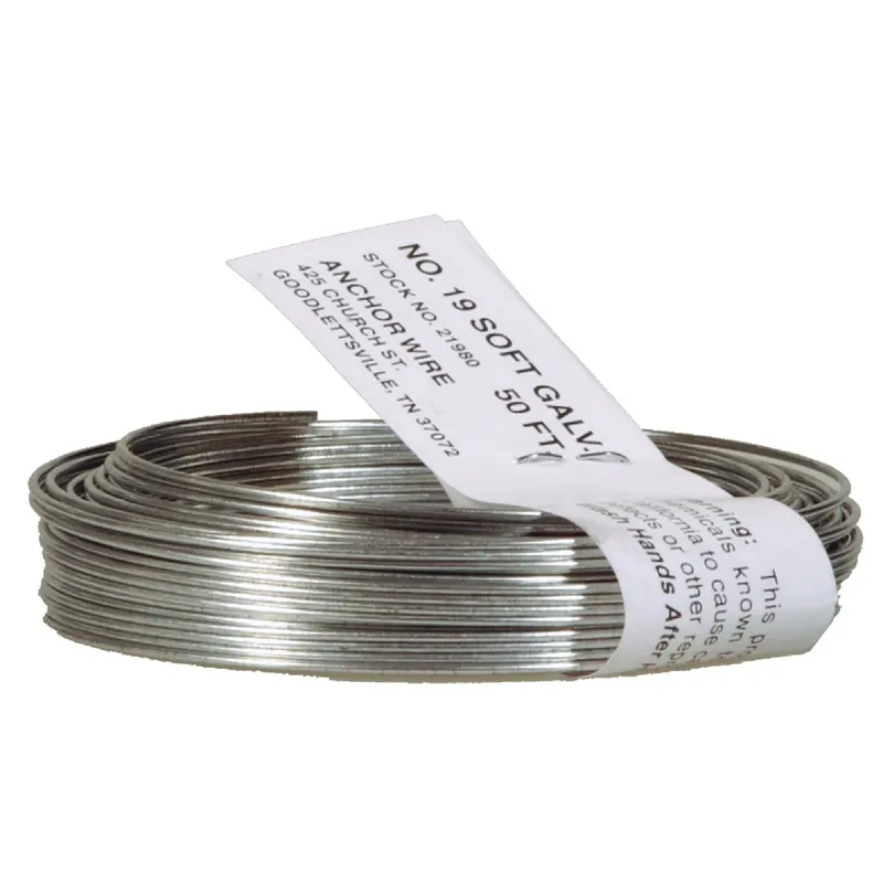50 Ft. L Black Annealed Steel 20 Ga. Stove Pipe Wire
