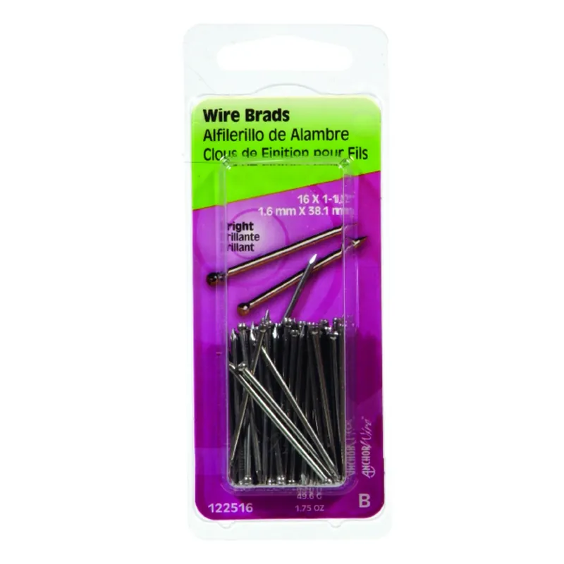 Anchor Wire 16 Ga. X 1-1/2 In. L Bright Steel Brad Nails 1 Pk 1.75 Oz