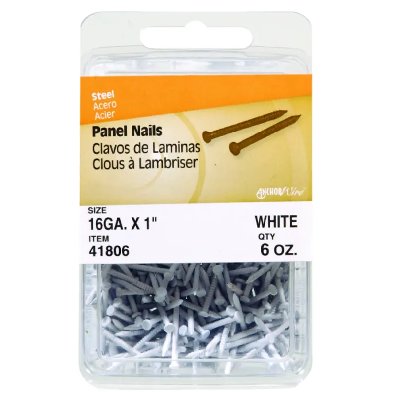 1 In. Panel Steel Nail Flat Head