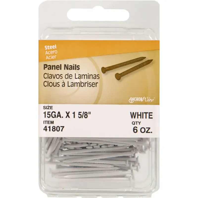 1-5/8 In. Panel Steel Nail Flat Head 6 Oz