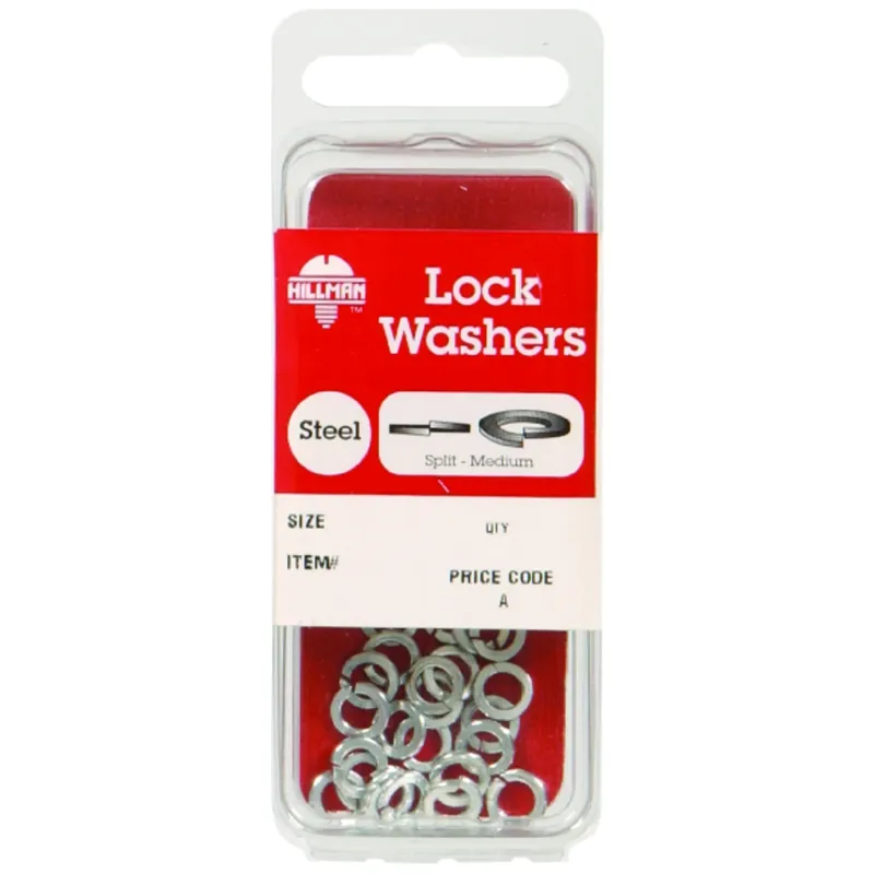 No. 8 In. D Zinc-plated Steel Split Lock Washer 30 Pk