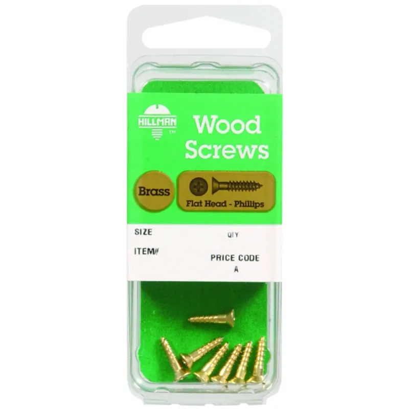 No. 8 X 1 In. L Phillips Coarse Wood Screws 1 Pk