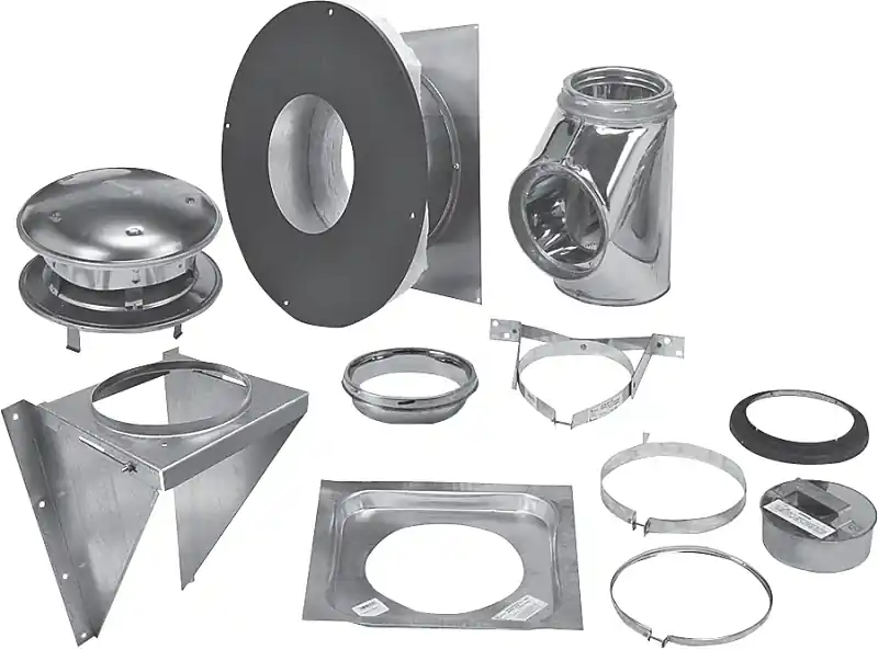 Sure-temp 8-inch Complete Thru-the-wall Support Kit