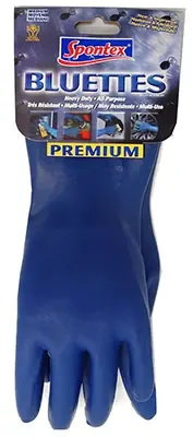 Large Heavy-duty Neoprene Household Gloves With Cotton Lining - Model 19005