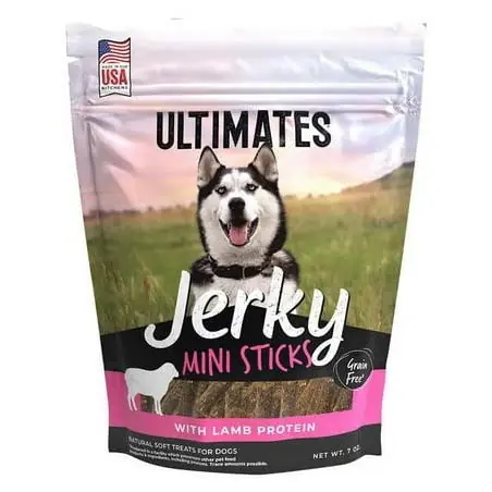 Ultimate Jerky Sticks Lamb Flavor 7 Ounce Dog Treats