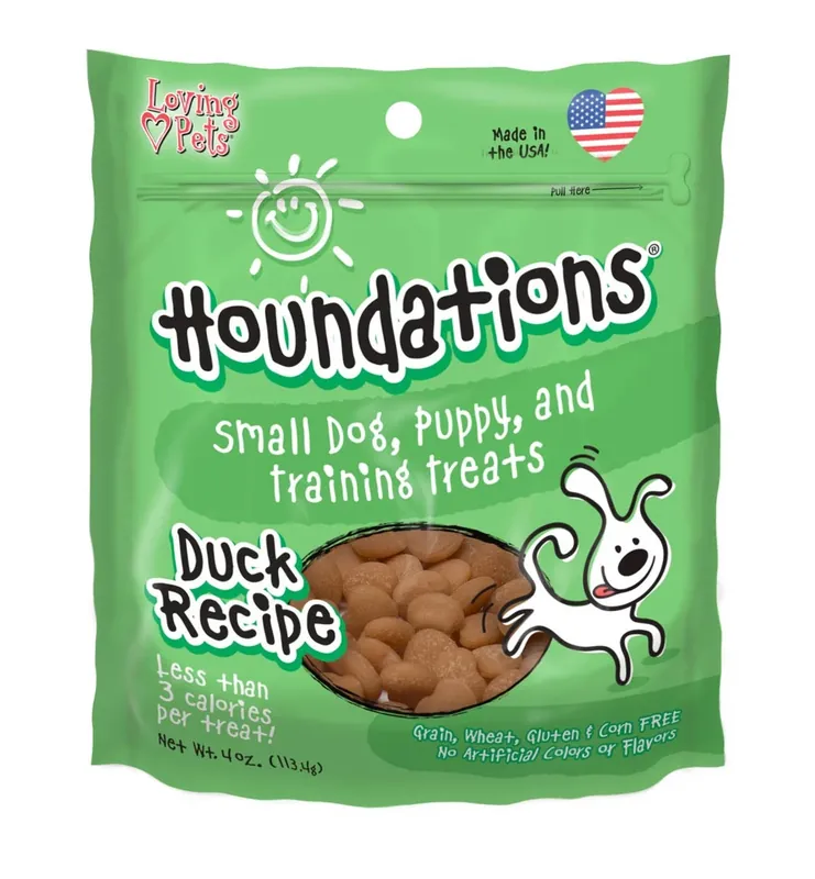 Houndations Duck Recipe Soft Chew Training Treats For Small Dogs And Puppies 4 Oz