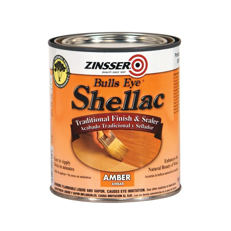 Bulls Eye 1-qt. Amber Shellac