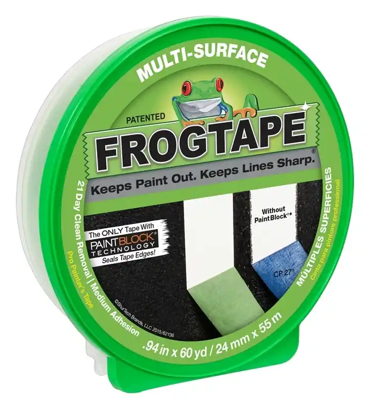 Frogtape 0.94 In. W X 60 Yd L Green Medium Strength Painter‘s Tape 1 Pk