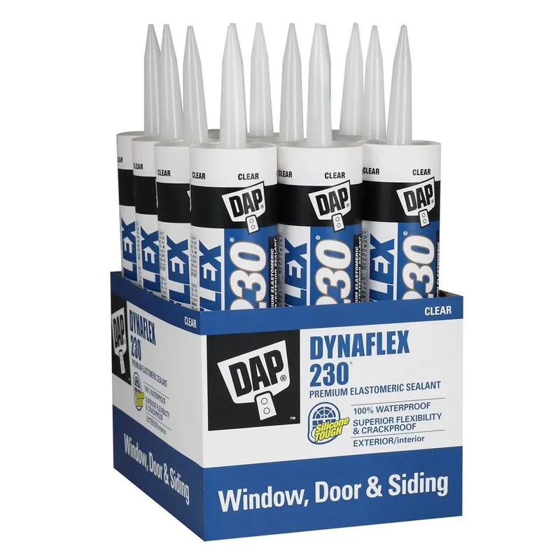 Dap Dynaflex 230 Clear Premium Latex Door/siding/ Window Sealant 10.1 Oz