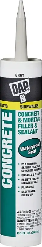 Dap Gray Silicone Concrete And Masonry Filler And Sealant 10.1 Oz