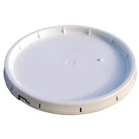 12.5-in White Plastic Bucket Lid For 5 Gallon Pails