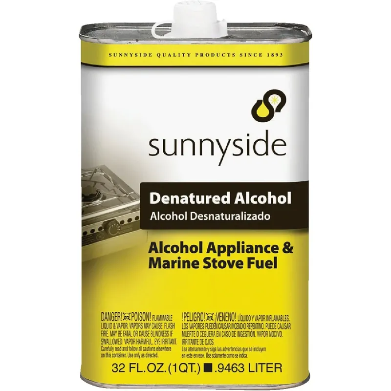 Klean Strip Denatured Alcohol Clean Burning Fuel 1 Qt