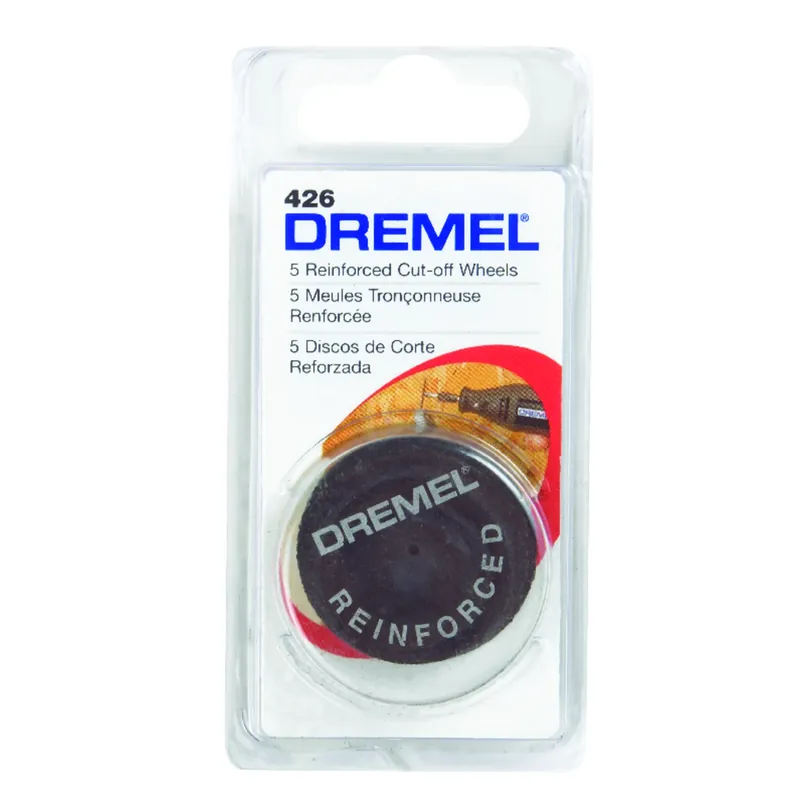 1-1/4 In. D X 1/8 In. X 0.05 In. Thick Fiberglass Metal Cut-off Wheel 5 Pc