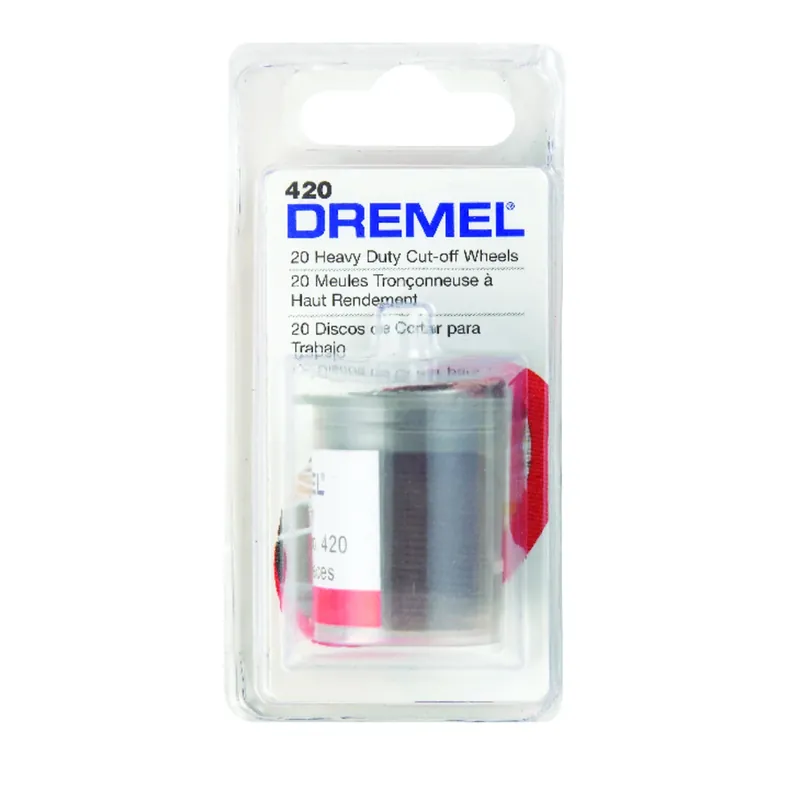 15/16 In. D X 1/8 In. X 0.04 In. Thick Aluminum Oxide Metal Cut-off Wheel 20 Pk