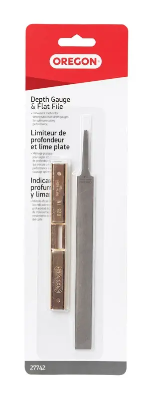 Chainsaw Depth Gauge With Flat File