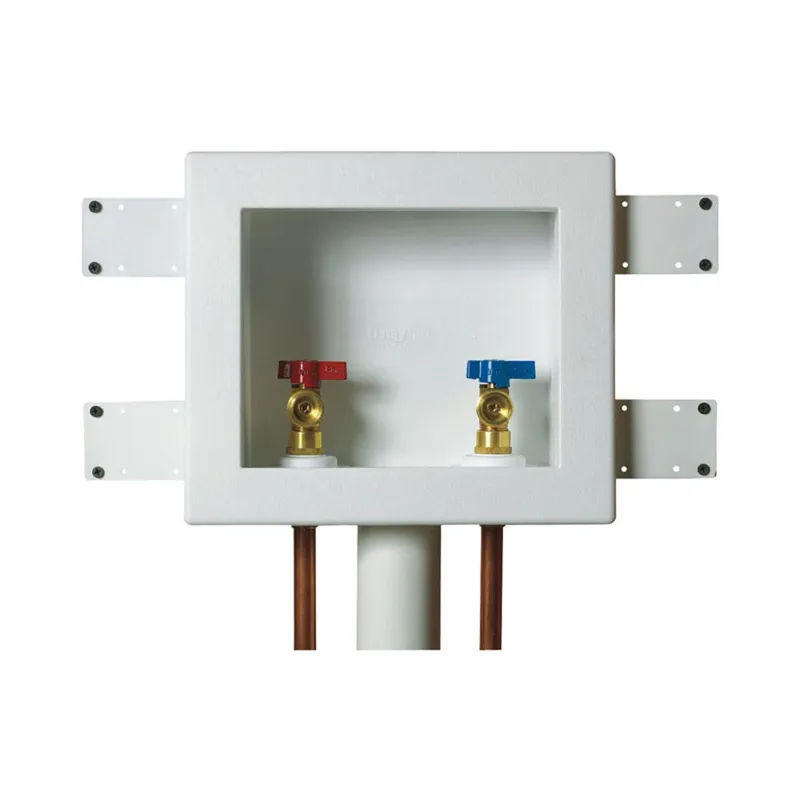 Quadtro Copper Sweat Connection Washing Machine Outlet Box, Model 38529