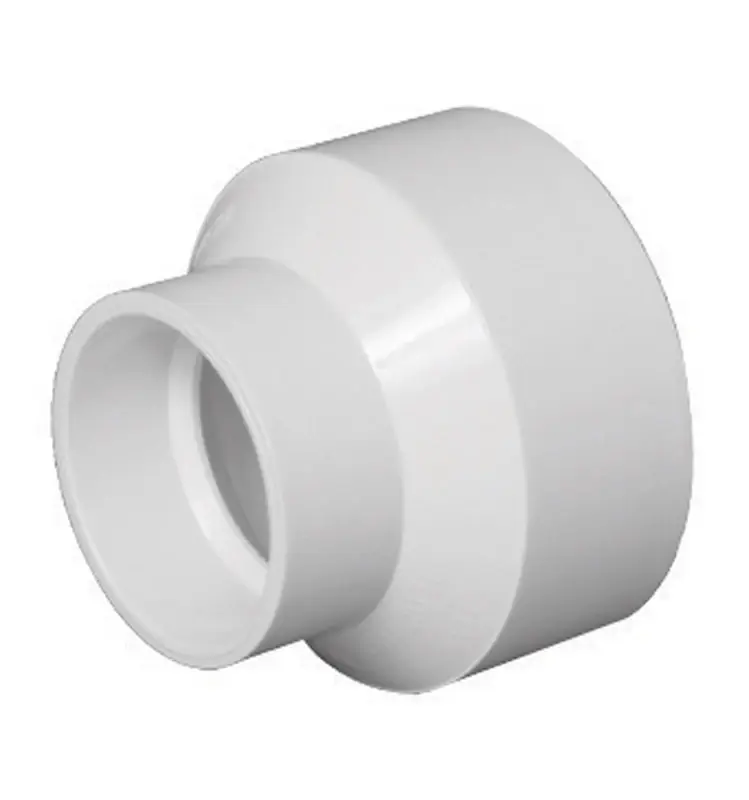 Schedule 40 3 In. Hub X 4 In. D Hub Pvc Reducing Coupling 1 Pk