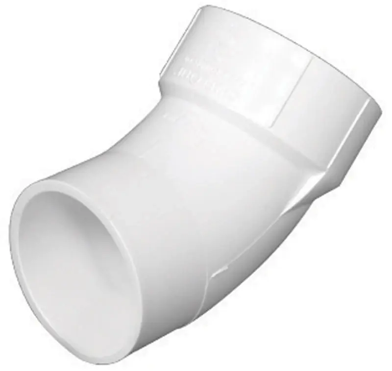 Schedule 40 4 In. Hub X 4 In. D Spigot Pvc Street Elbow 1 Pk