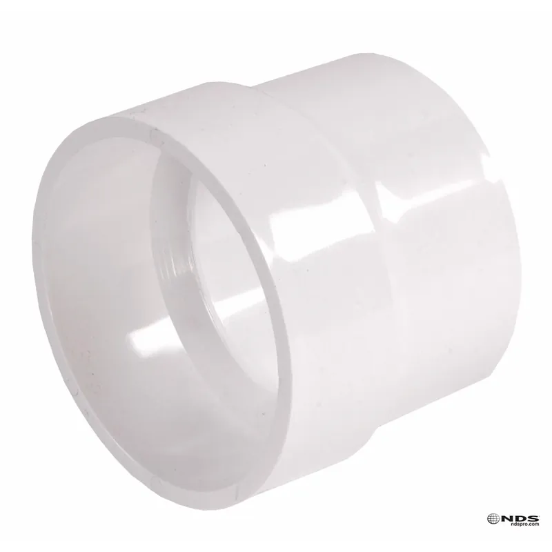 Schedule 35 4 In. Hub Each X 4 In. D Hub Pvc Adapter 1 Pk