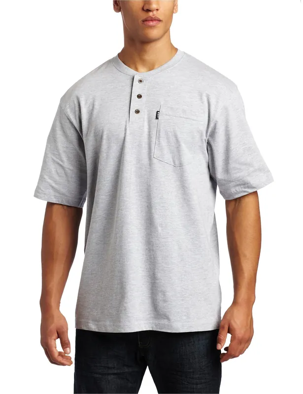 S/s 3 Button Henley