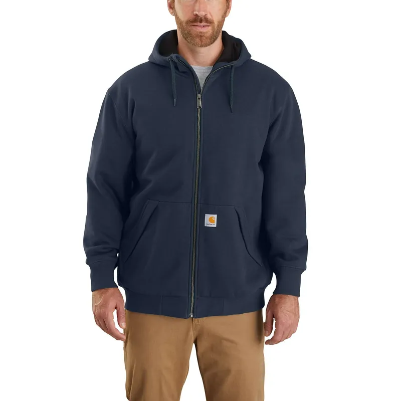 Men‘s Rain Defender Loose Fit Midweight Thermal-lined Full-zip Sweatshirt - 4xl