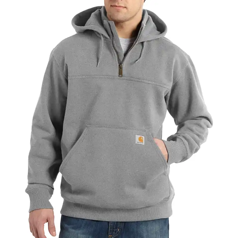 Men‘s Rain Defender Heavyweight Quarter-zip Sweatshirt - Heather Gray - Xl