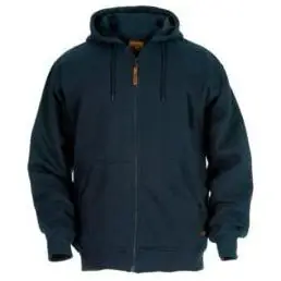 Men‘s 2xl Navy Thermal-lined Full-zip Hooded Sweatshirt Sz101nvr520