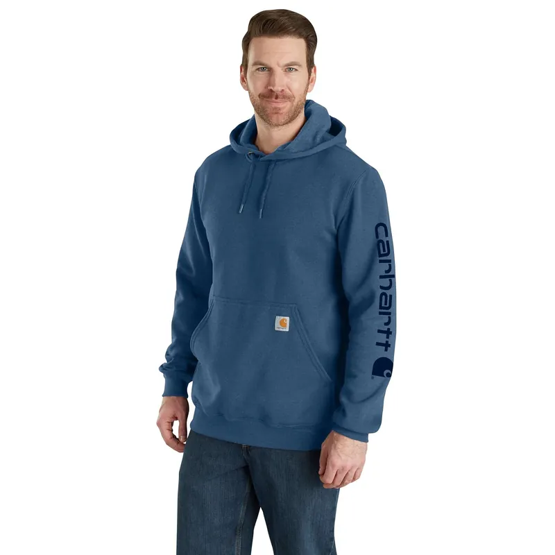 Loose Fit Midweight Logo Sleeve Graphic Sweatshirt