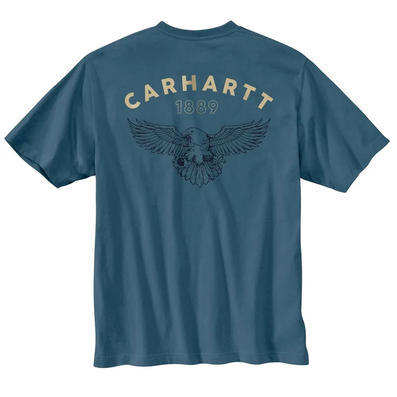 Relaxed Fit Lightweight Short-sleeve Eagle Graphic T-shirt