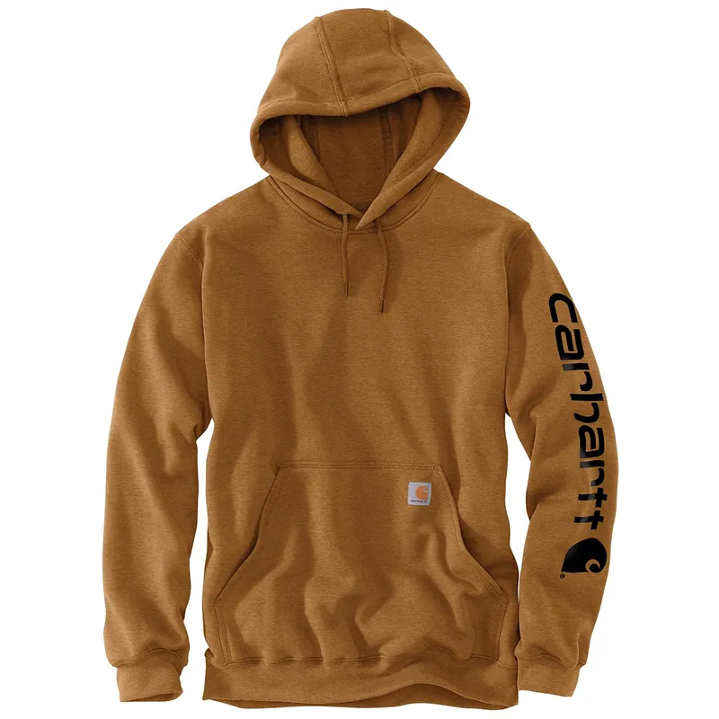 Men‘s Loose Fit Midweight Logo Sleeve Graphic Sweatshirt - 2xl - Carhartt Brown